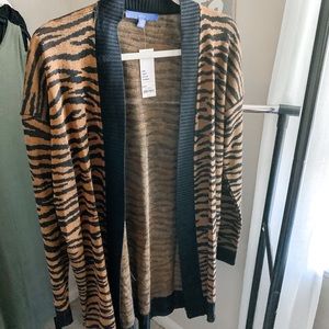 Tiger stripe cardigan